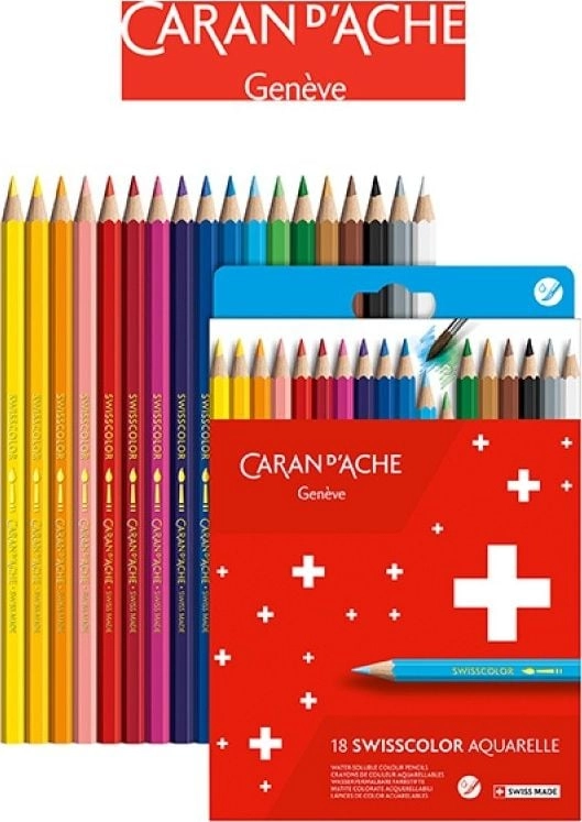 Caran d`Arche Kredki akwarelowe CARAN D````ACHE